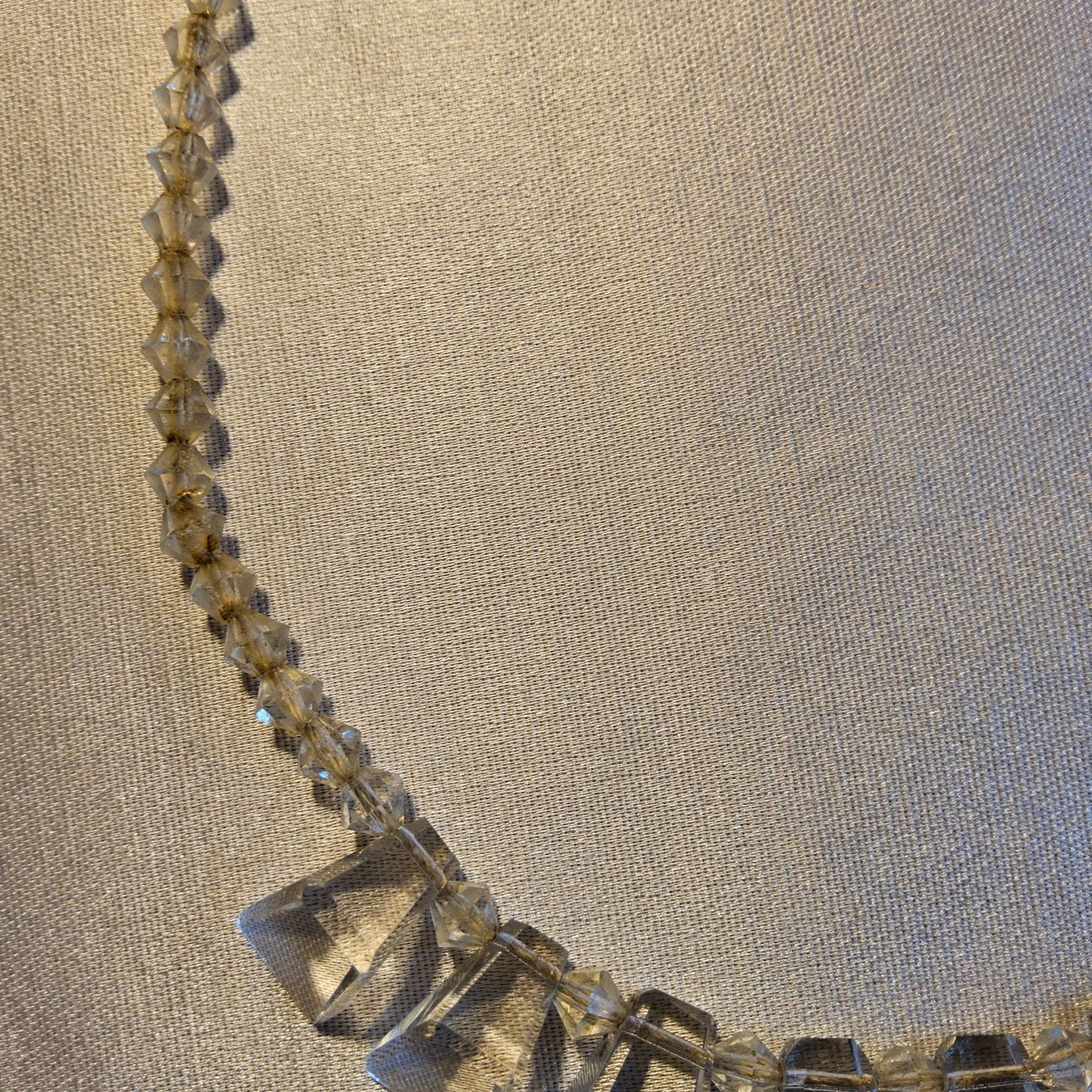 Catenine: Antike Art Déco Glas Kette ca 1920-30 – Usato da Zürich venduto da sanwit 6