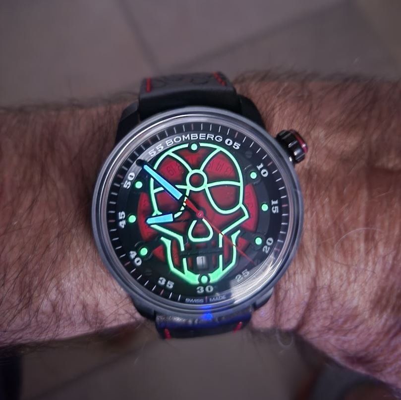 Bomberg Montres: Bomberg BB-1 Automatic Red Skull – Neuf (Voir description) à Chabrey par Horology 6