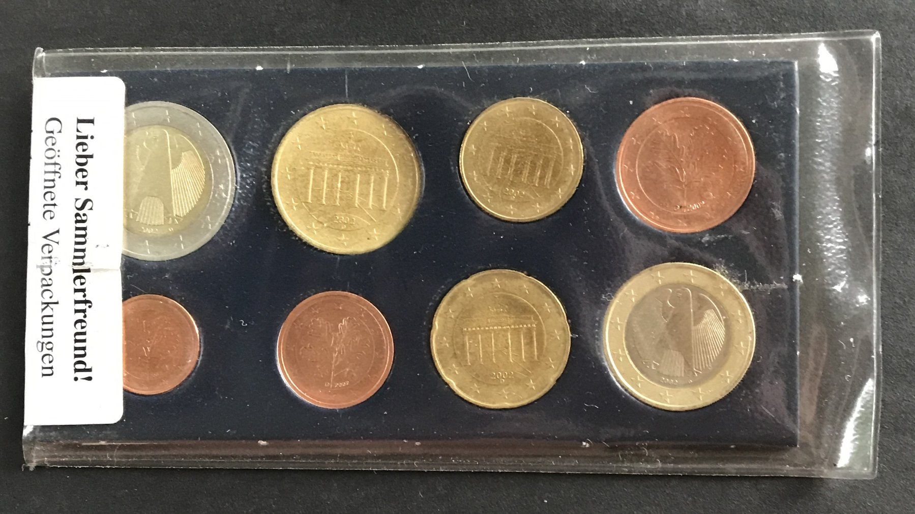 Tutti le monete: LOT DEUTSCHLAND EURO 2002 – Nuovo e nell'imballaggio originale da Ostermundigen venduto da wini63