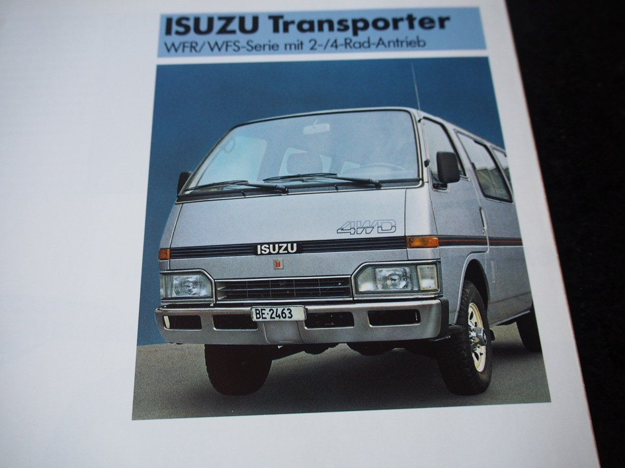 Isuzu Documenti: ISUZU Pressemappe 1987 – Usato da Zofingen venduto da sosalinos01 7