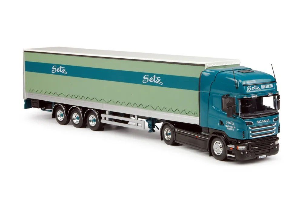 Tekno Kit di modellismo & Modellini statici: 1:50 Tekno Scania 730 "Setz" – Nuovo e nell'imballaggio originale da Affoltern am Albis venduto da Modellshop-8910 1