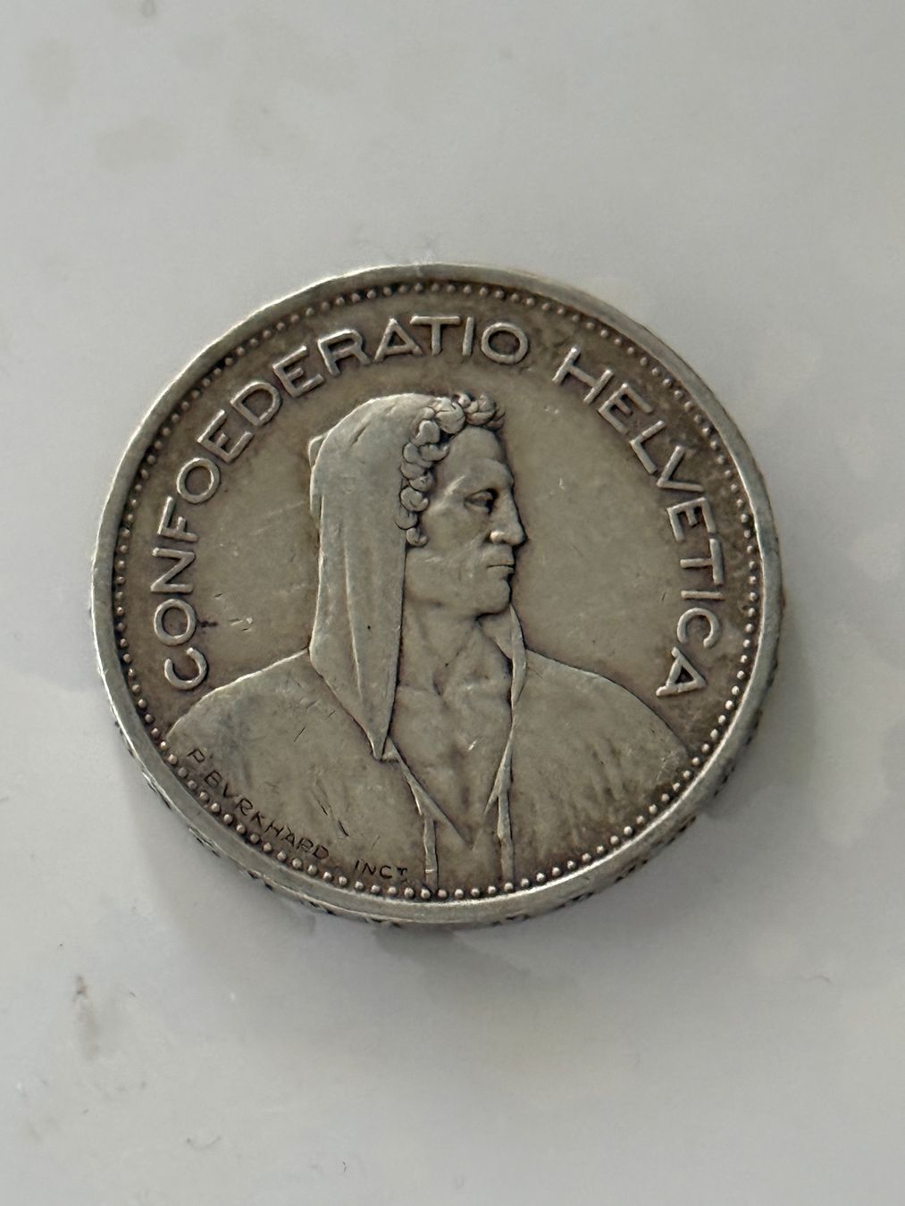 Alle Münzen: 5 Franken 1932  Silber – Gebraucht aus Wallisellen von SWISS_SILVER1