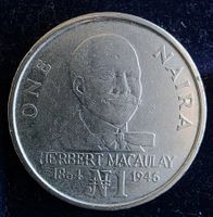 NIGERIA 1 NAIRA 1991