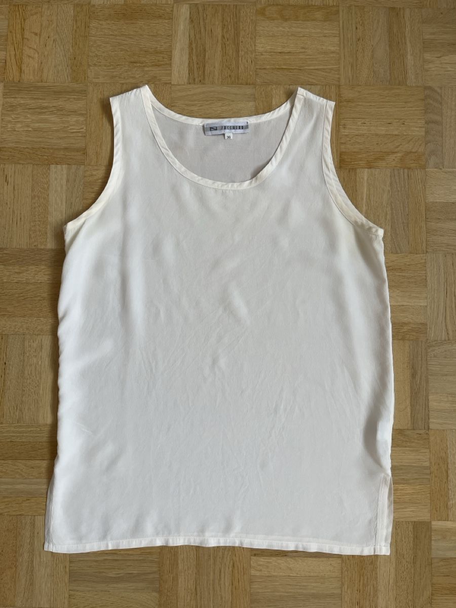 Tops: ZUCCHERO Seidentop Gr. 36 Cremeweiss – D'occasion à Zürich par Kleanthy 3