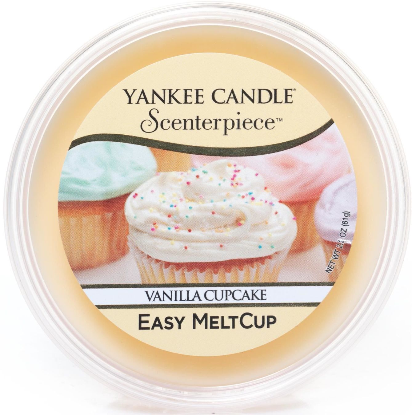 Yankee Candle Candele: Yankee Candle Vanilla Cupcake Melt Cup – Nuovo e nell'imballaggio originale da Langwiesen venduto da rtWebshop