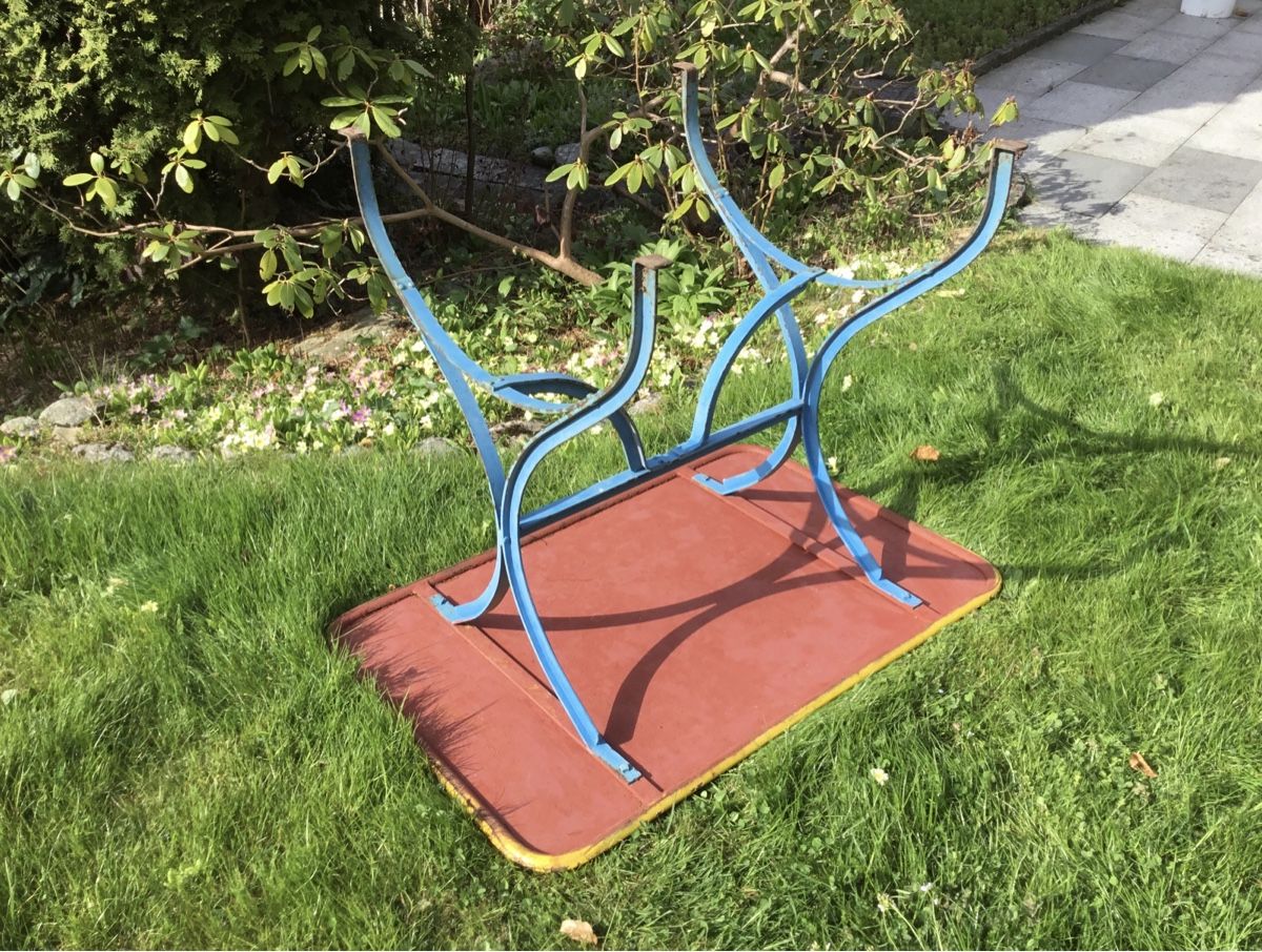 Tavoli: Jugendstil Gartentisch rechteckig 100-jährig – Usato da Rüschlikon venduto da succes08 6