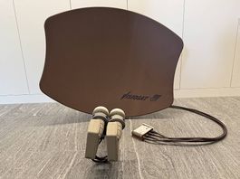 Satellitenanlage Visiosat 80cm inkl. 2x LNB + Wandhalterung