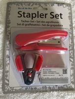 tacker-Set Bostich Hefter rot stapler tacker