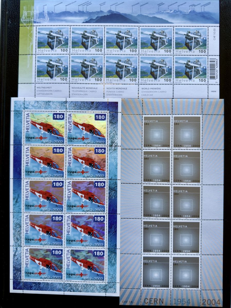 Tutti i francobolli: Frankatur CHF 100.- postfrische Bogen – Nuovo (secondo la descrizione) da Glattbrugg venduto da Artos67