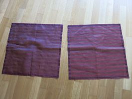 2 Tischsets, rot