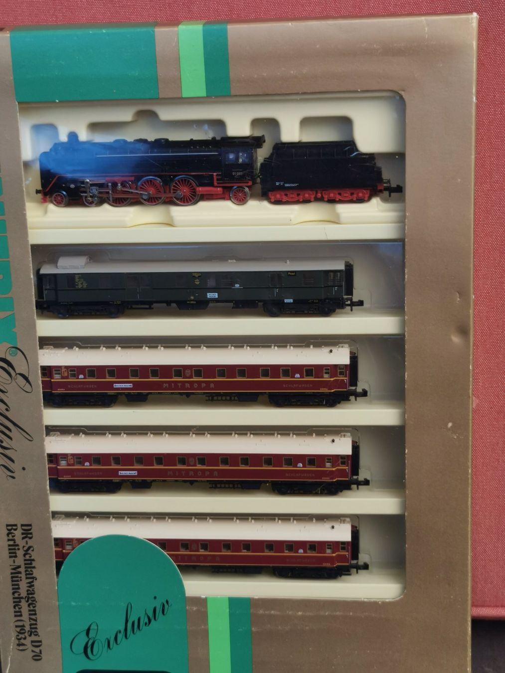 Trix Modellini di ferrovie: Spur n: Set Schlafwagenzug, Minitrix 11088 – Nuovo e nell'imballaggio originale da Basel venduto da bepebuba 1