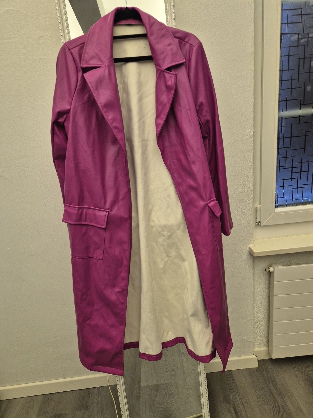 Mäntel: Coat pink leatherette size S, new. – Neu (gemäss Beschreibung) aus Wangen b. Olten von Dalistyle83 2