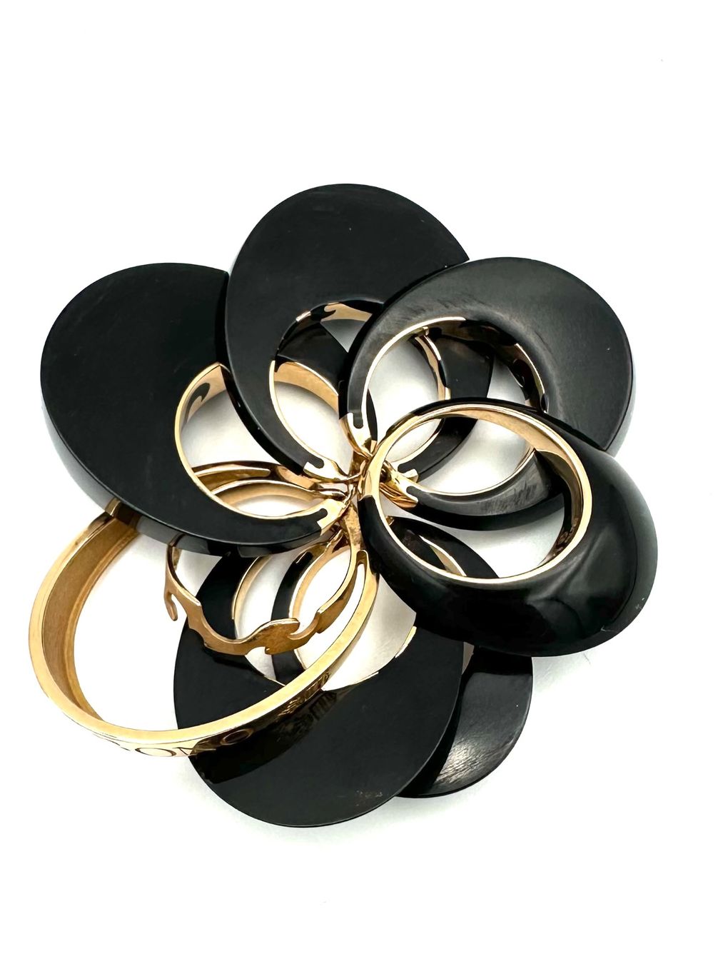 Anelli: De GRISOGONO. Collection "Jiya", bague or rose et carbone – Usato da Renens VD venduto da Diademe.sarl 5