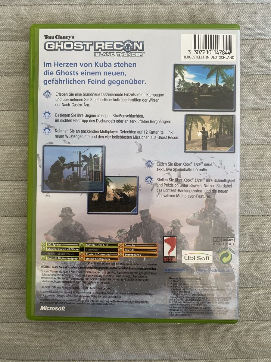 Microsoft Spiele: Tom Clancy's Ghost Recon: Island Thunder für Xbox – Gebraucht aus Thunstetten von Virus_33 2