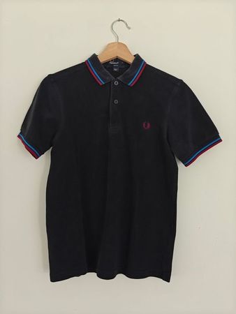 Fred Perry Polo - Black and Pink & Gold / Red & Blue