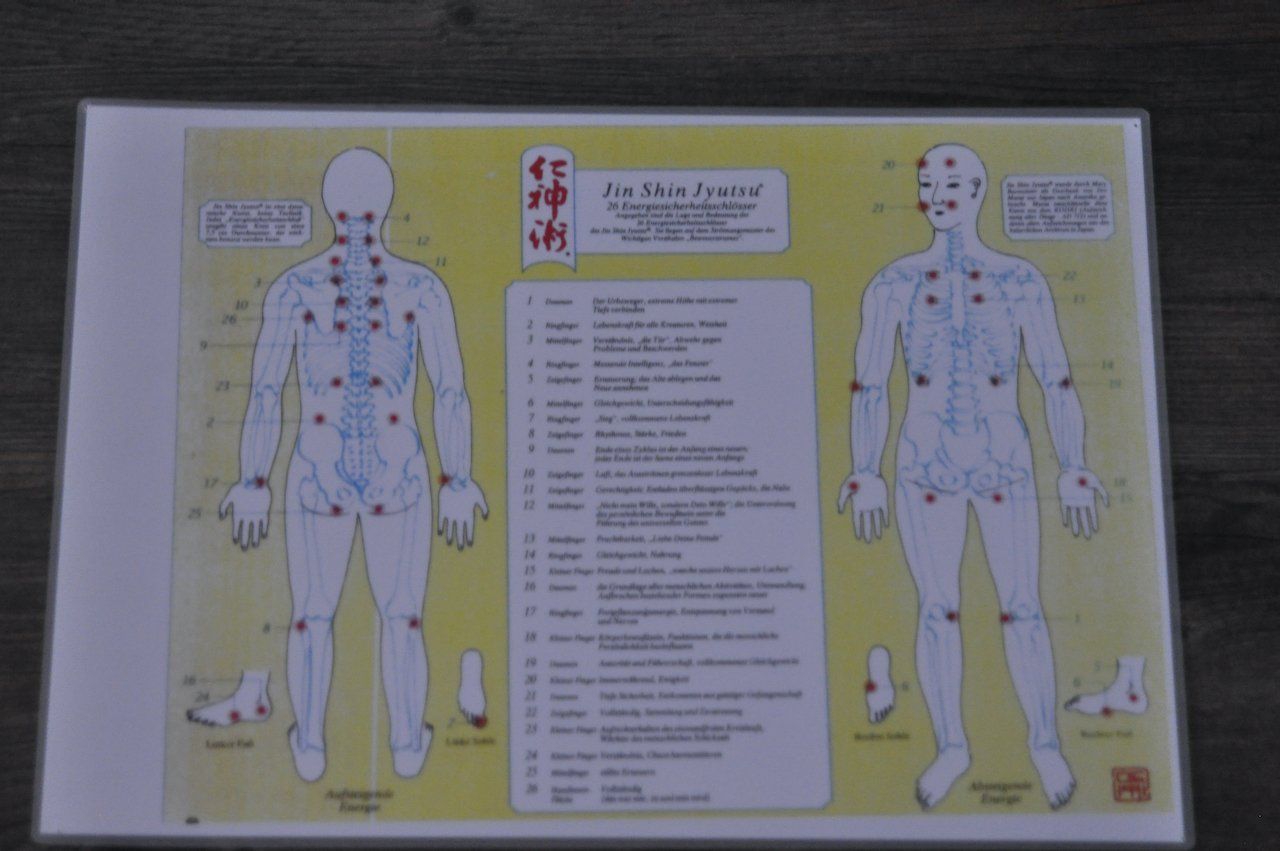 Foto & Immagini: jin shin jyutsu Poster laminiert – Usato da Winterthur venduto da stachelfuss 1