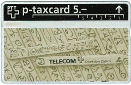 Taxcard 329L_23965 Telecom Zürich ungebraucht