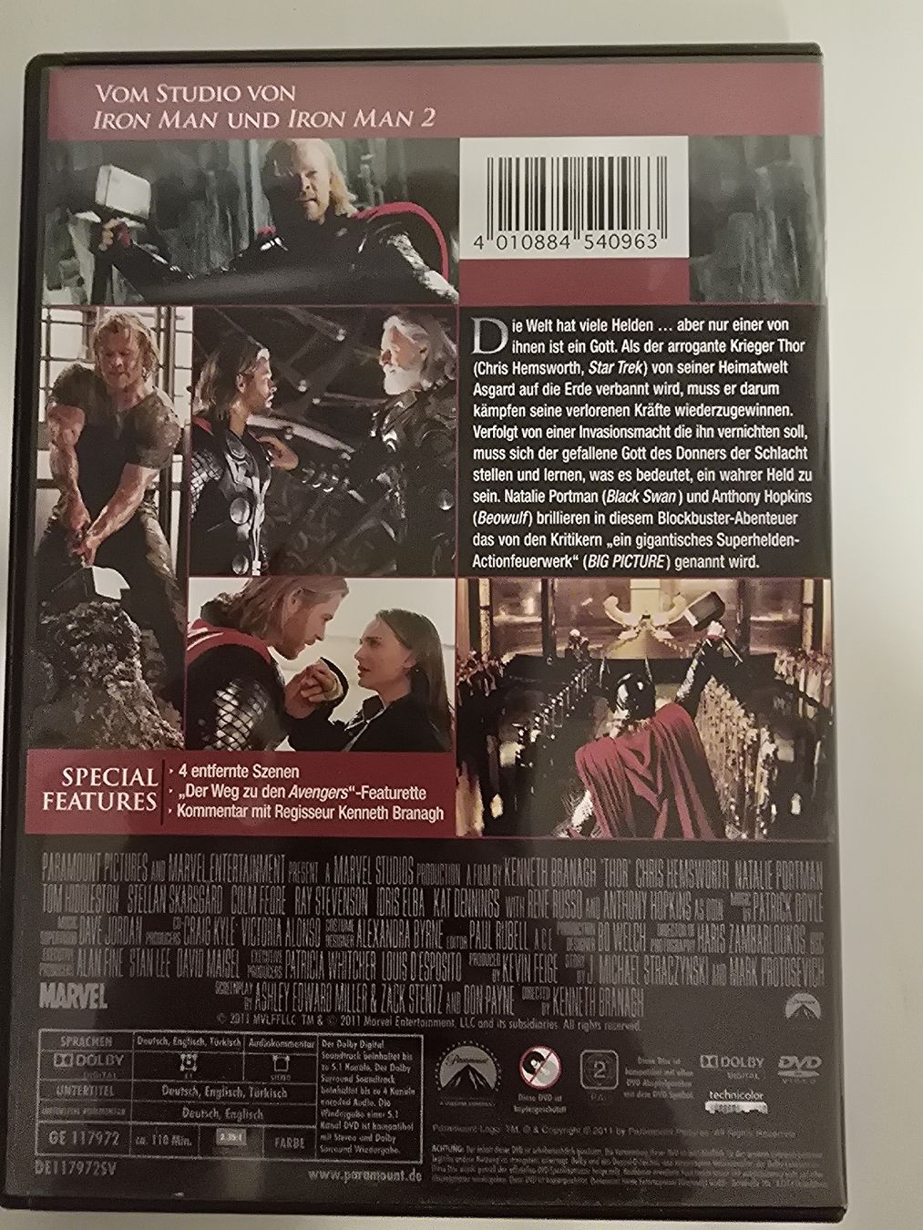 Alle DVDs: DVD - Thor – Gebraucht aus Regensdorf von isatoby9591 1