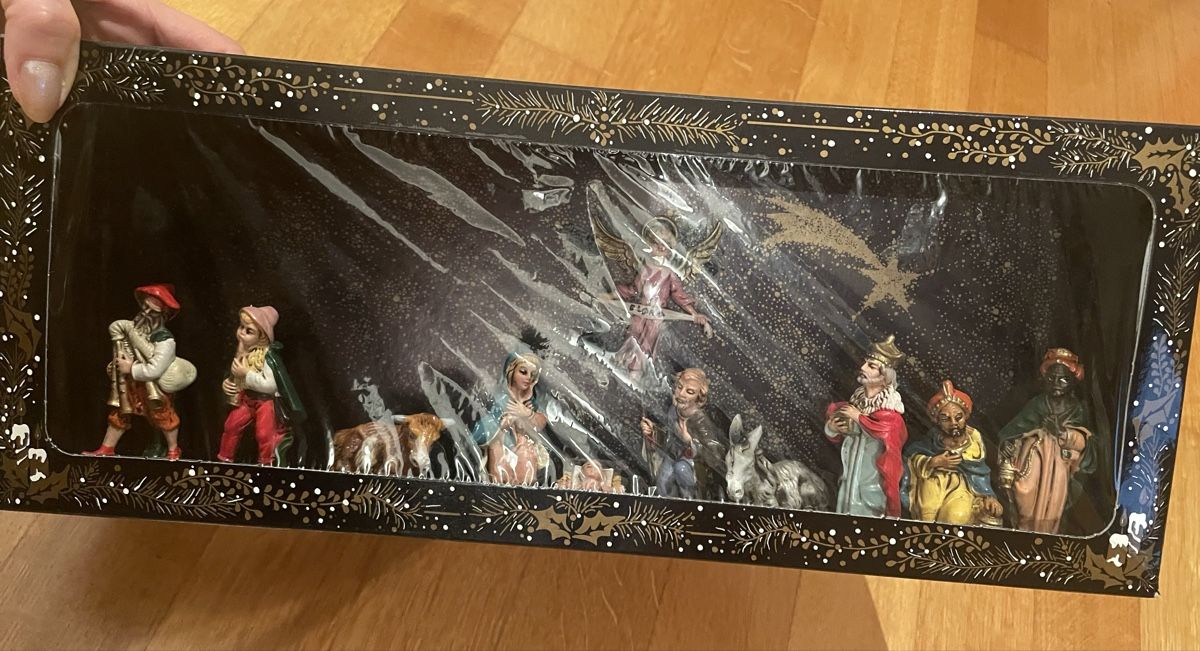 Tutte le decorazioni: Komplette originale Weihnachtskrippe, neuwertig & komplett! – Nuovo e nell'imballaggio originale da Münchenstein venduto da nel_57mj