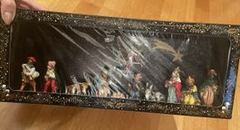 Komplette originale Weihnachtskrippe, neuwertig & komplett!