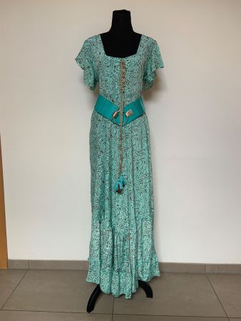 Boho Maxikleid in Seidenoptik