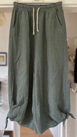 PANTALONS EN LIN! M SOLDES DE FIN DE SAISON