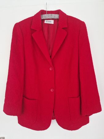 Jacke, Gr. 44, Delmod Schurwolle 90%, Mantel, Blazer vintage