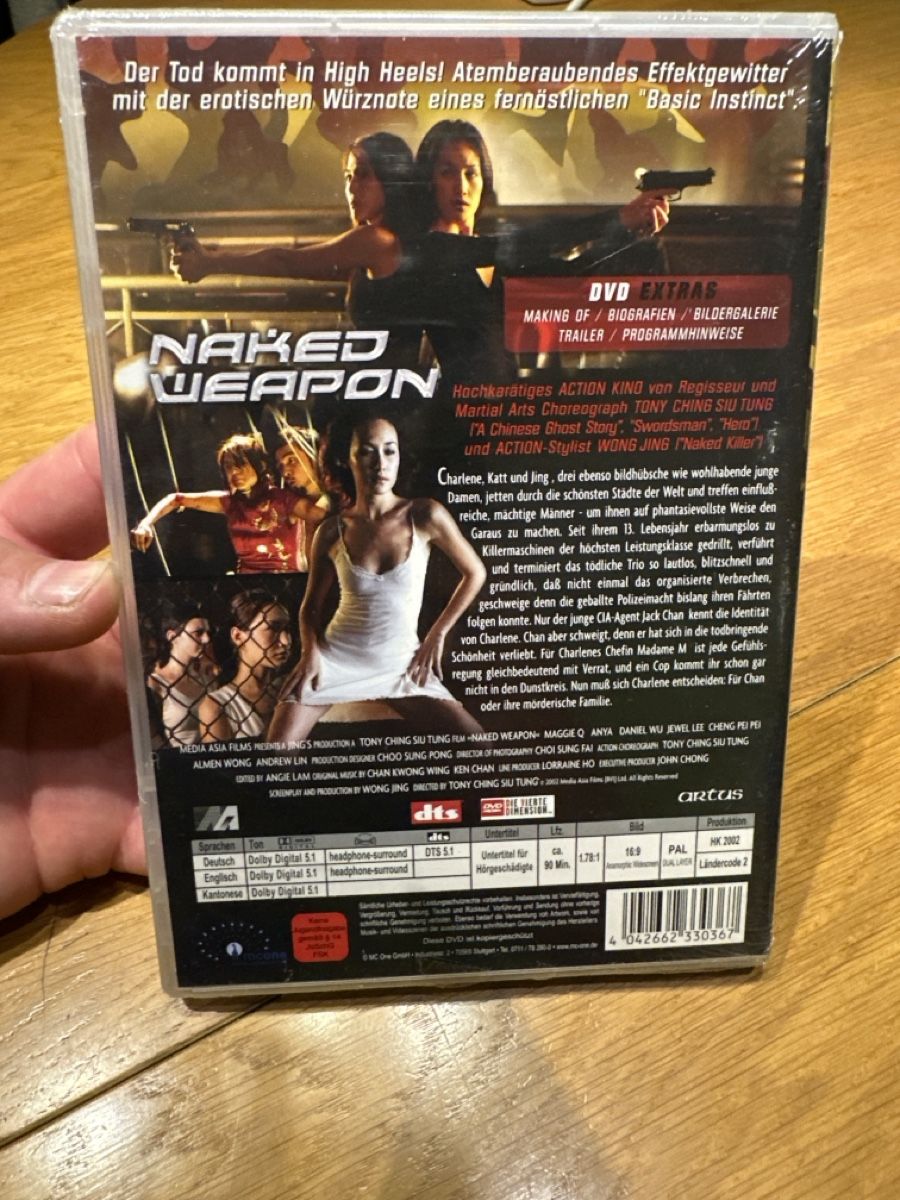 Tutti i DVDs: Naked Weapon dvd ovp neu – Nuovo e nell'imballaggio originale da Benken ZH venduto da Audi-erich 1