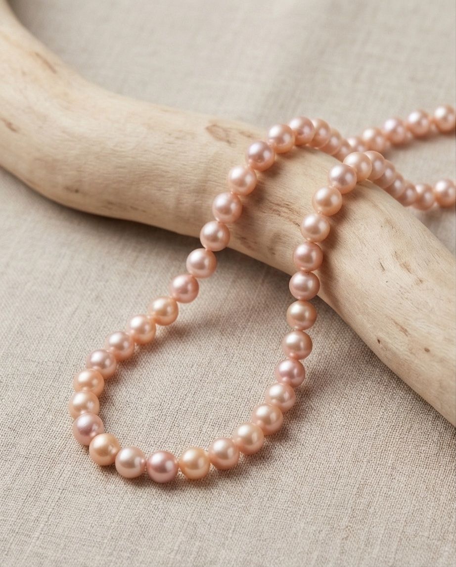 Catenine: Collier en perles roses authentiques - neuf – Nuovo (secondo la descrizione) da Vuisternens-Romont venduto da gol_xp6p 6