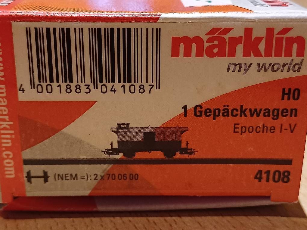 Märklin Modellini di ferrovie: Gepäckwagen – Usato da Konolfingen venduto da ger_g9k2 2