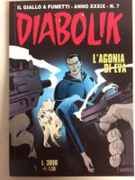 DIABOLIK  L'AGONIA DI EVA inedito N° 7 ANNO 2000 ( XXXIX )