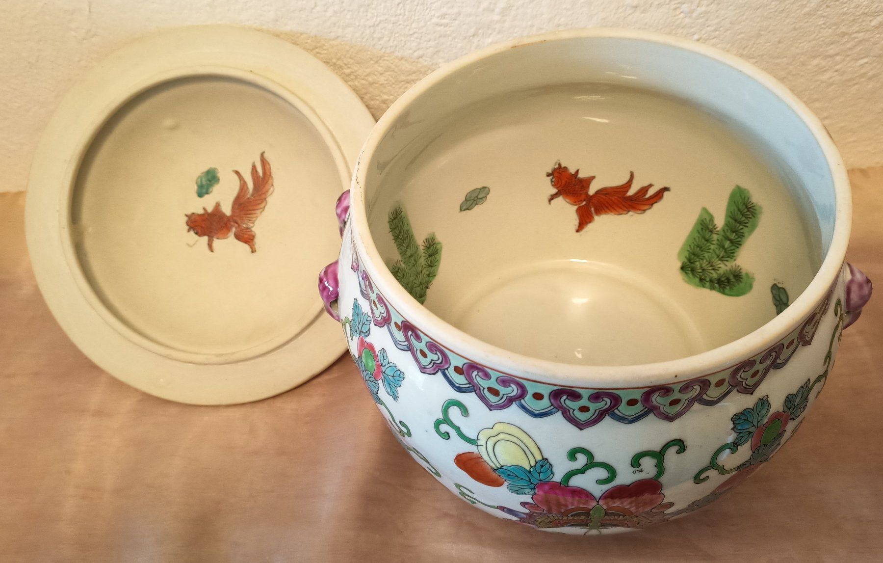 Pentole: Chinesischer Keramik "Ingwertopf" – Usato da Schwerzenbach venduto da oldthings79 4