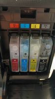 4 cartouches LC123 rechargeables&imprimte Brother MFC-J470DW