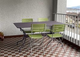 Fermob Gartentisch 90x160 Pflaume (ohne Stühle)