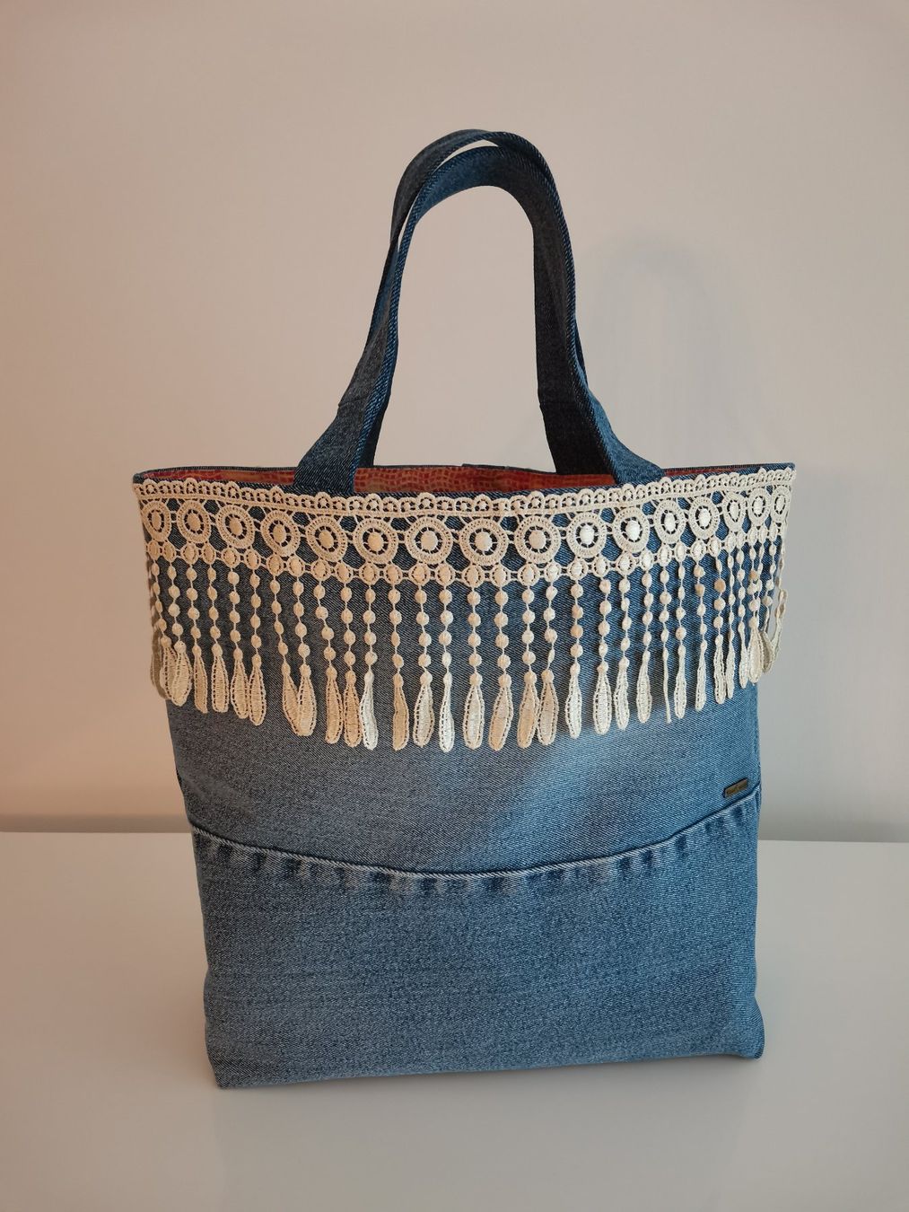 Sacs femmes: Upcyclin Jeans Einkaufstasche – Neuf (Voir description) à Neuendorf par Winter02