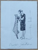 Fritz Traffelet (1897-1954) Illustrator - Original-Zeichnung