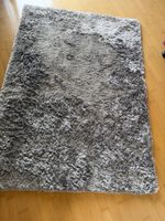 Hochflorteppich hellgrau 