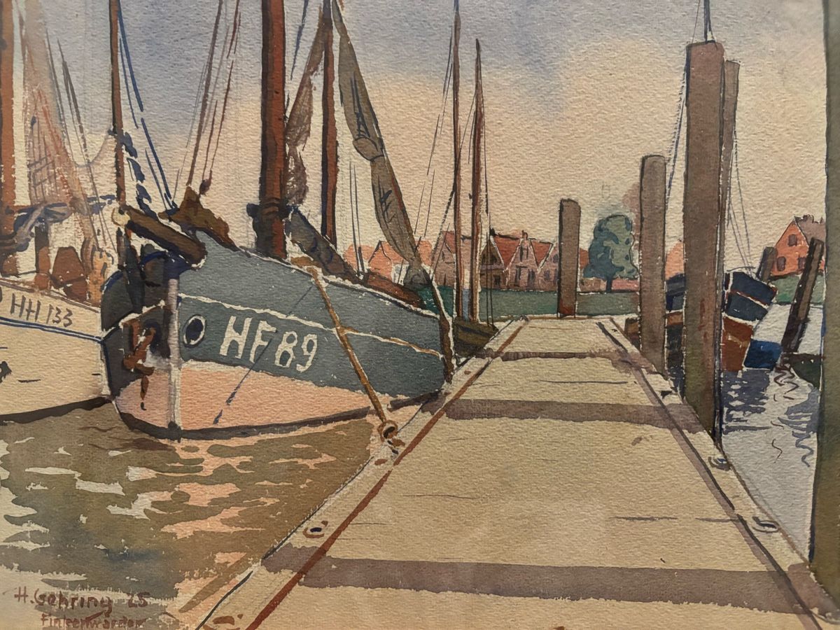 Gemälde: Aquarell von H. Gehring 1925 – Gebraucht aus Bözberg von Fema01