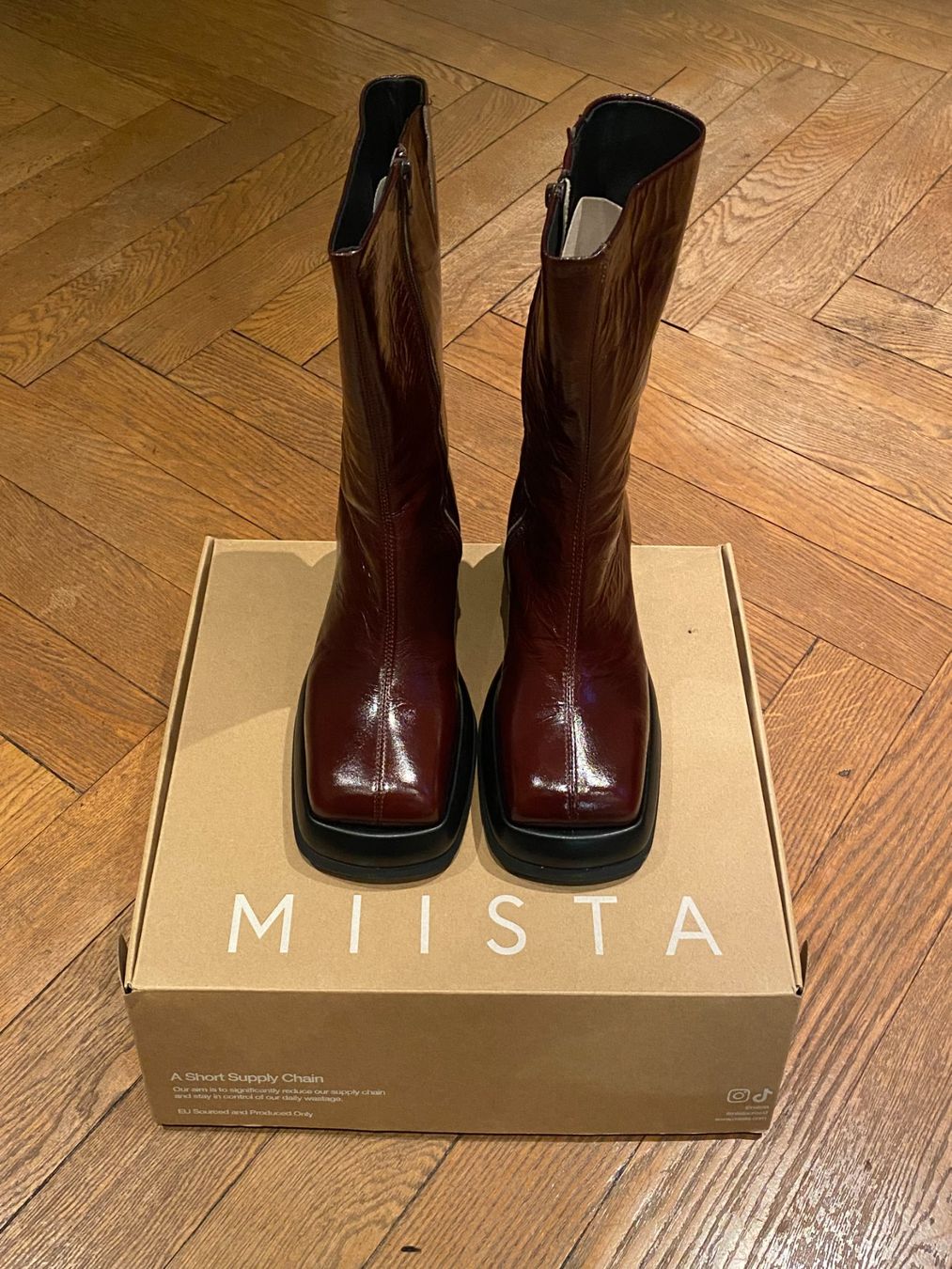 Miista Scarpe da donna: Cassia Moka Boots – Nuovo e nell'imballaggio originale da Lausanne venduto da bor_n6bf 3
