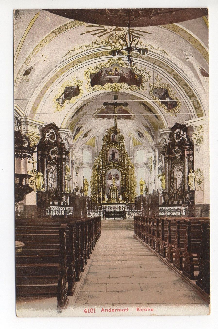 Cartes postales: ANDERMATT Kirche – Neuf (Voir description) à Jona par philajona