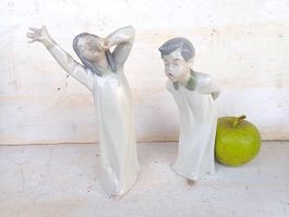 2 Lippelsdorf Porzellan Figuren DDR GDR Vintage Figur