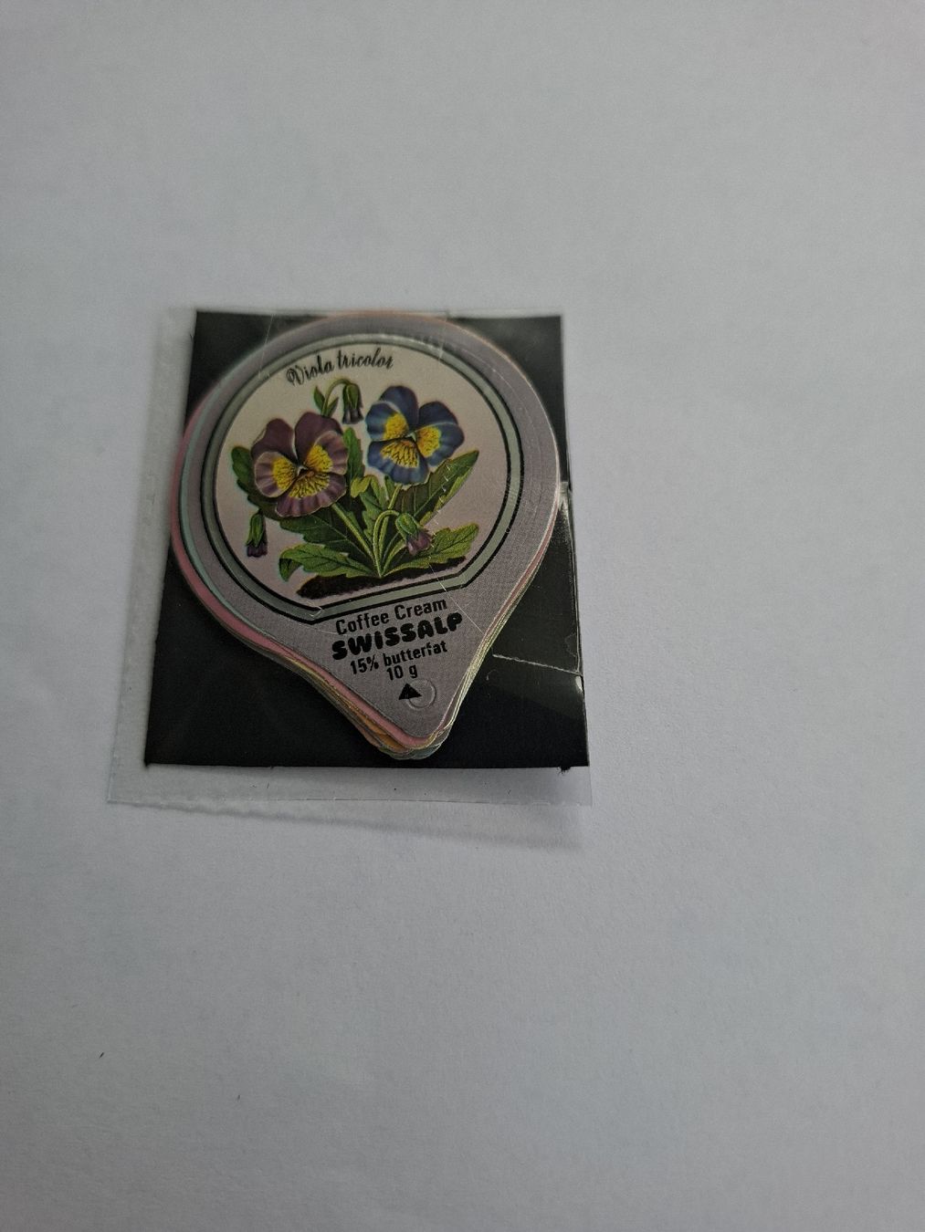Kaffeerahmdeckel: Serie 33 D Wald/Wiesenblumen – Gebraucht aus Glarus von Strubeli0