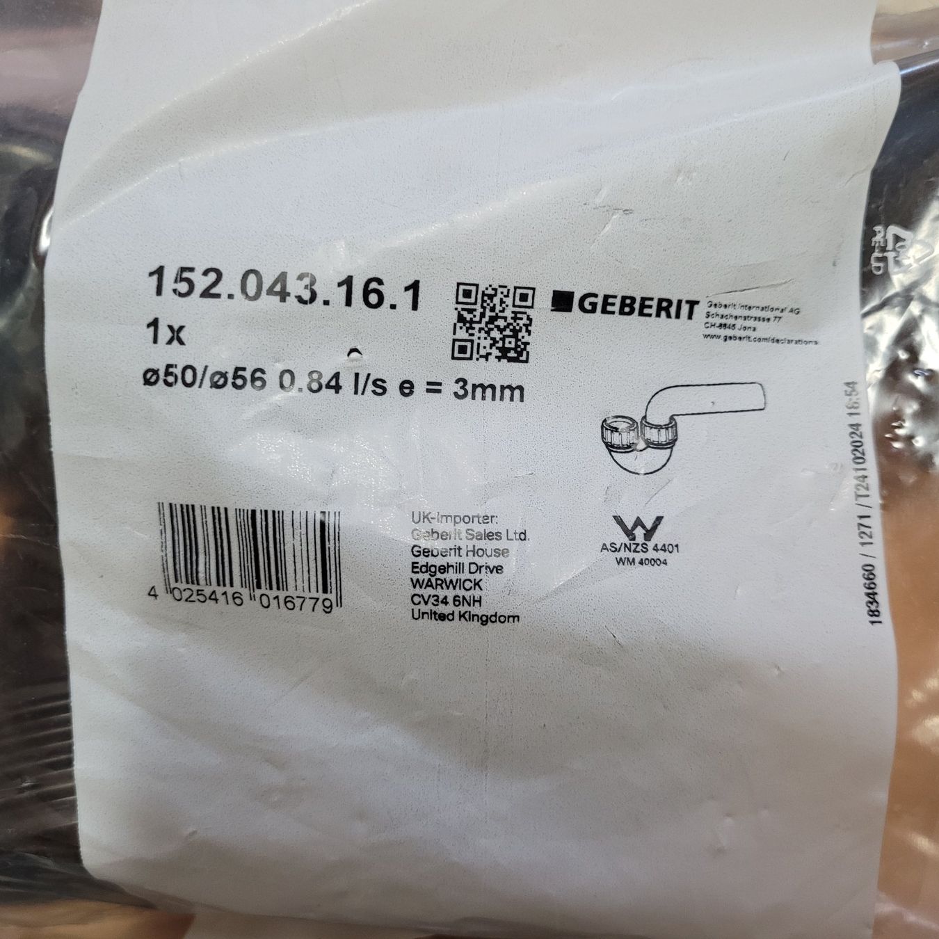WC: Geberit – Nuovo e nell'imballaggio originale da Bionnens venduto da Meg011