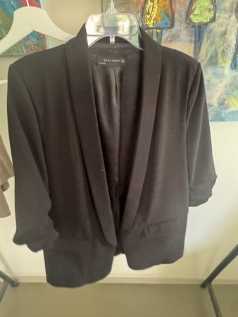 Zara Women Blazer Black  good condition