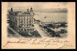 Zürich, Hotel Belle-Vue, Partie am See