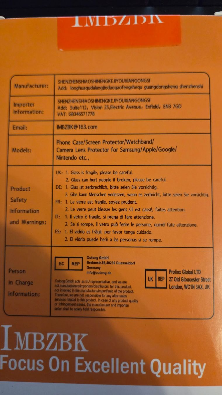 Ritocchi & pellicole di protezione: Samsung Galaxy S25 Ultra Screen Protector / Schutzfolie – Nuovo e nell'imballaggio originale da Zihlschlacht venduto da Chipsy123 1