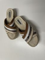 River Island Keilabsatz Sandalen Grösse 37 Beige Brau