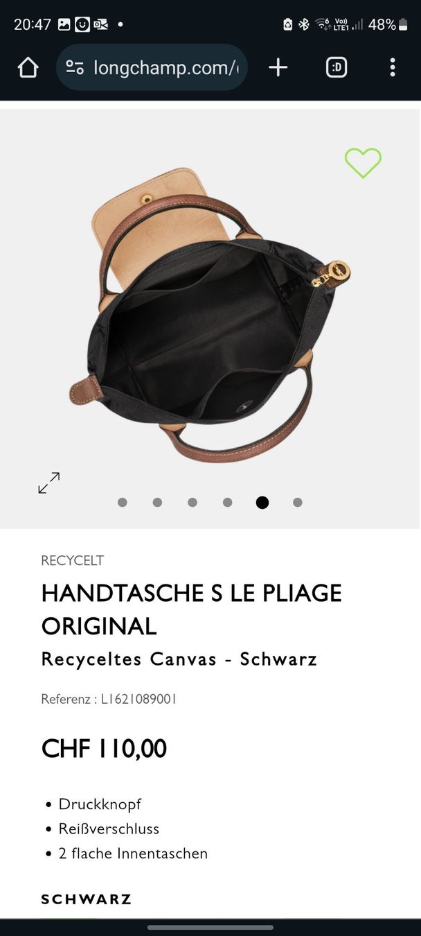 Longchamp Borse da donna: Tasche von Longchamp (klein) – Usato da Triesen venduto da stephanieschurti 8