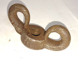 1 antike Flügelmutter Länge 8.4cm, Schmiedeisen(LOT683#NSH6)