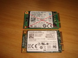 1 stück 256gb mSata ssd. details siehe bildern.